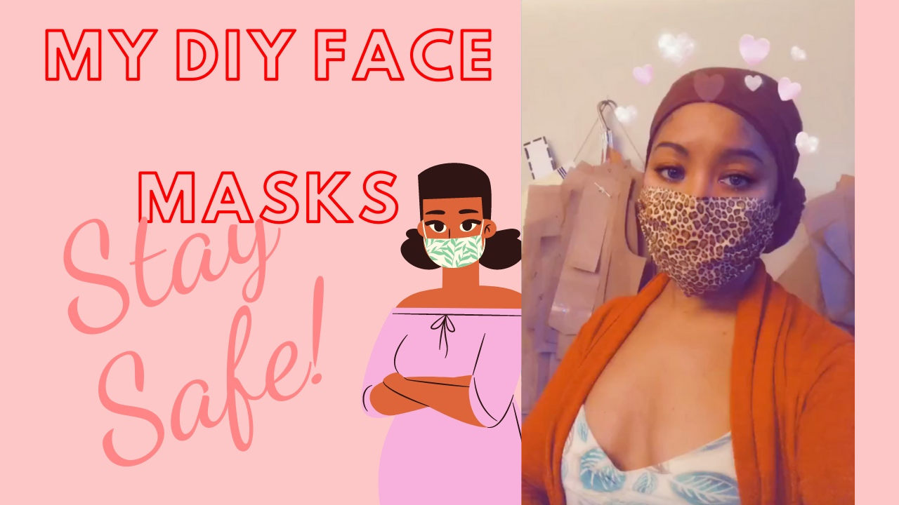 How I sew simple face masks